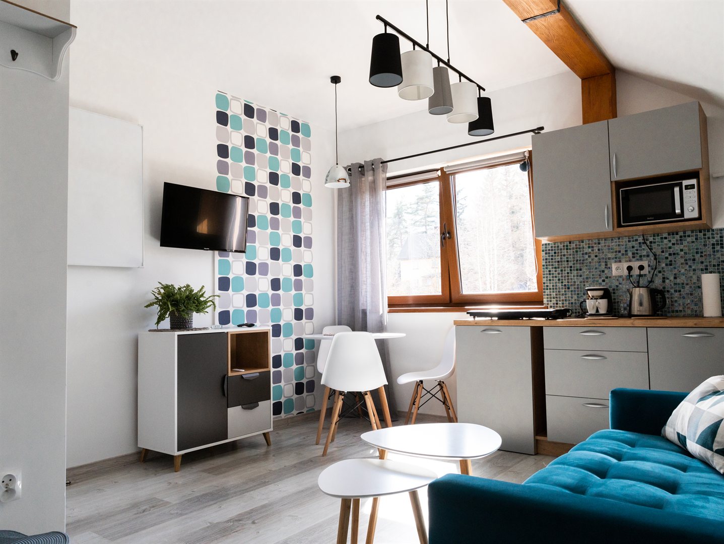 Apartament Niebieski - sypialnia