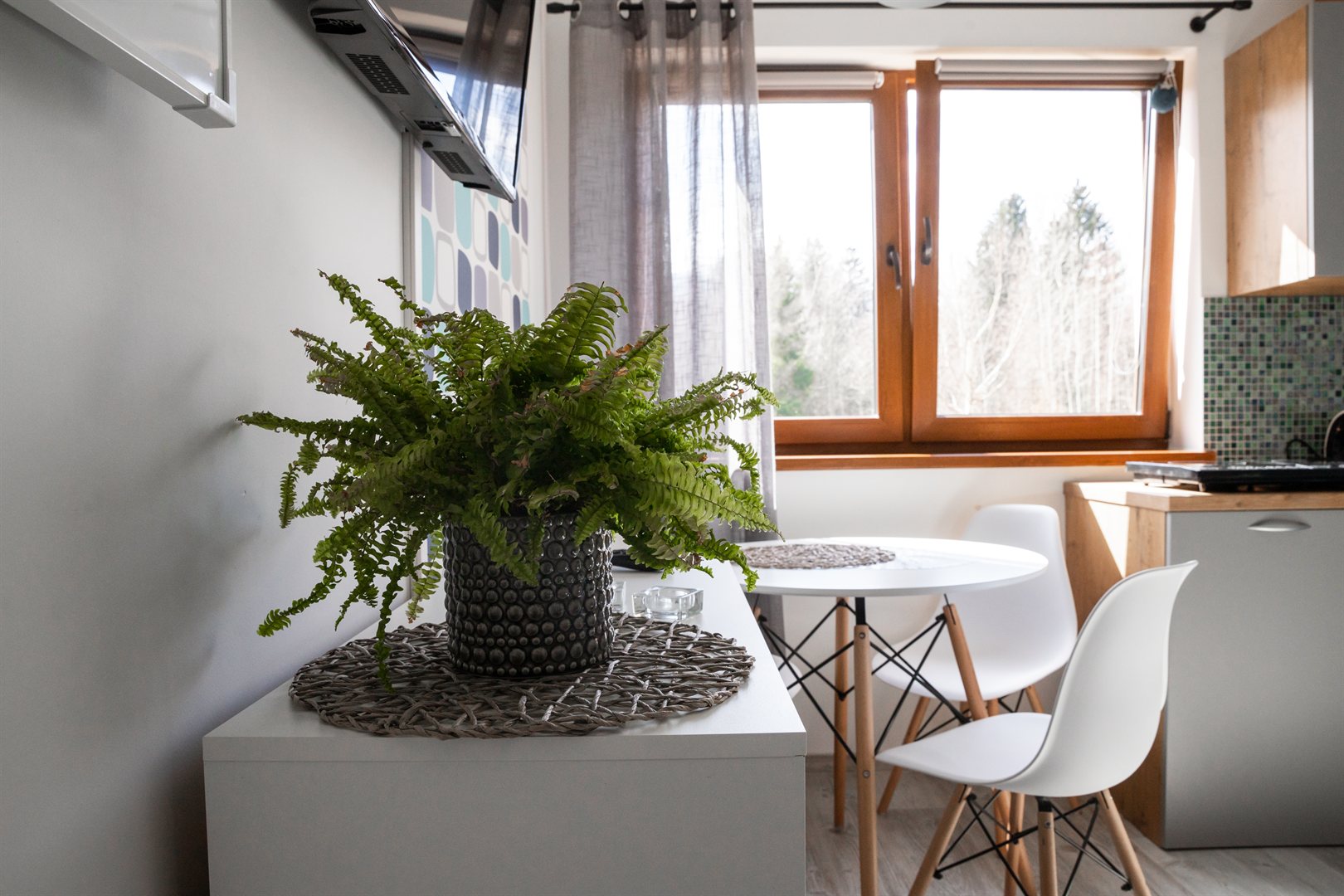 Apartament Niebieski - kuchnia