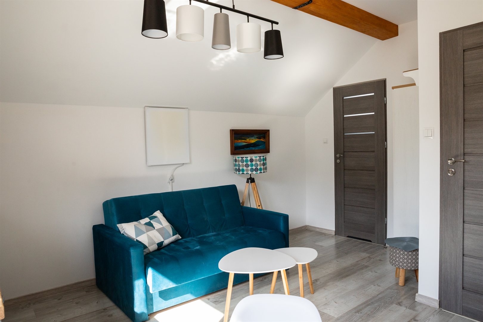 Apartament Niebieski - aneks kuchenny