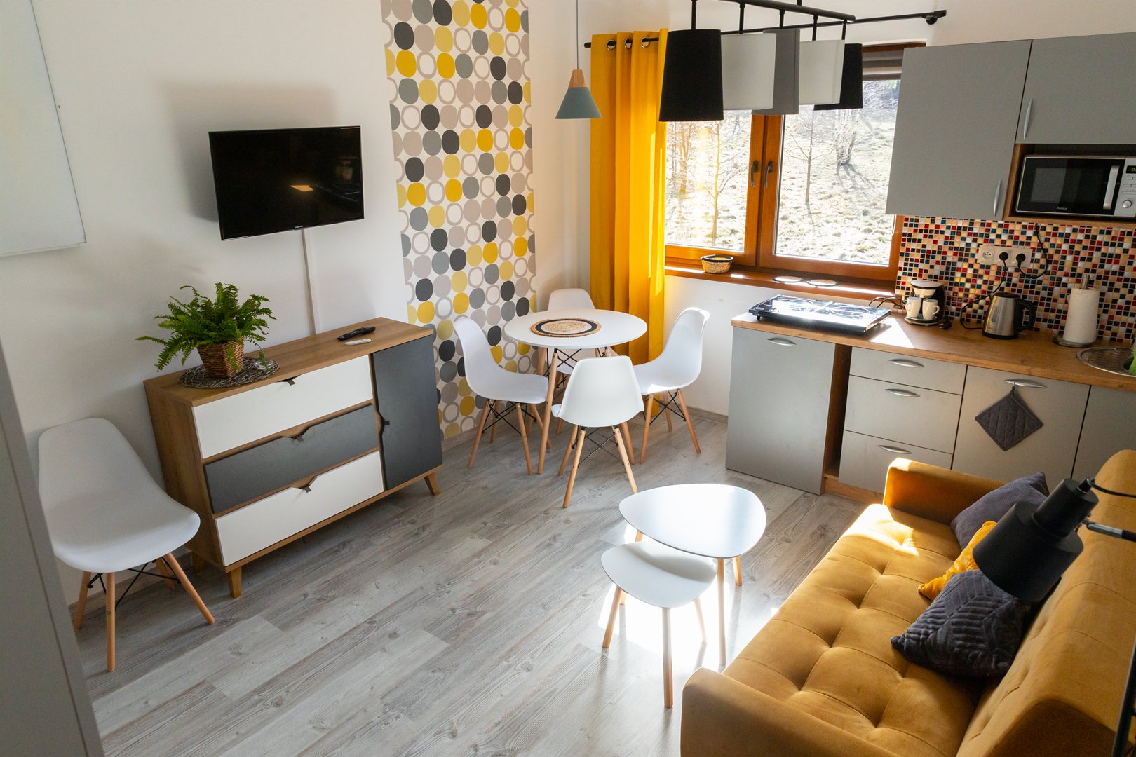 Apartament Żółty - kuchnia